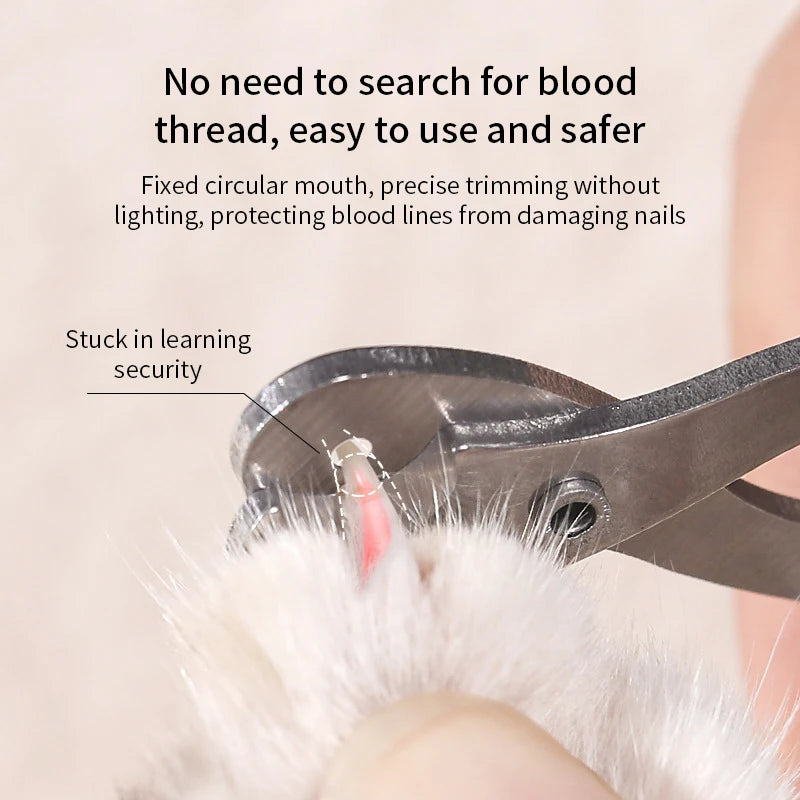 Professional Stainless-Steel Cat & Dog Nail Clippers!