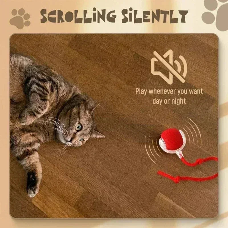 Magic Rolling Cat Toy - Interactive Fun!