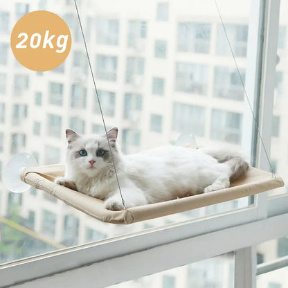 20KG Cat Hammock Window Bed - Comfortable Climbing Frame!