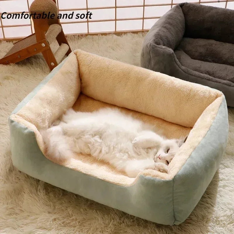 Cozy Pet Bed Mat for Cats & Dogs – Soft Cushion for Puppies and Kittens!