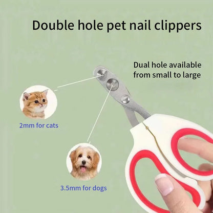 Professional Stainless-Steel Cat & Dog Nail Clippers!