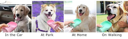 Portable Leakproof Pet Water Bottle for Dogs & Cats - Travel Friendly!